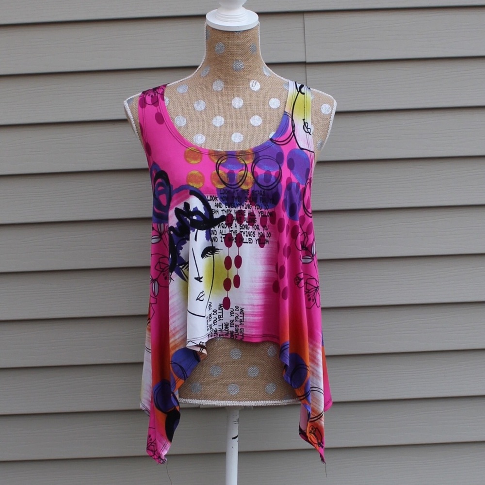 Coldplay's "Yellow" band merch tank